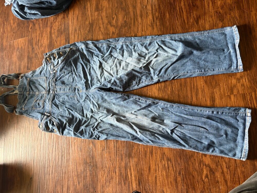 Sonoma womens large denim overalls